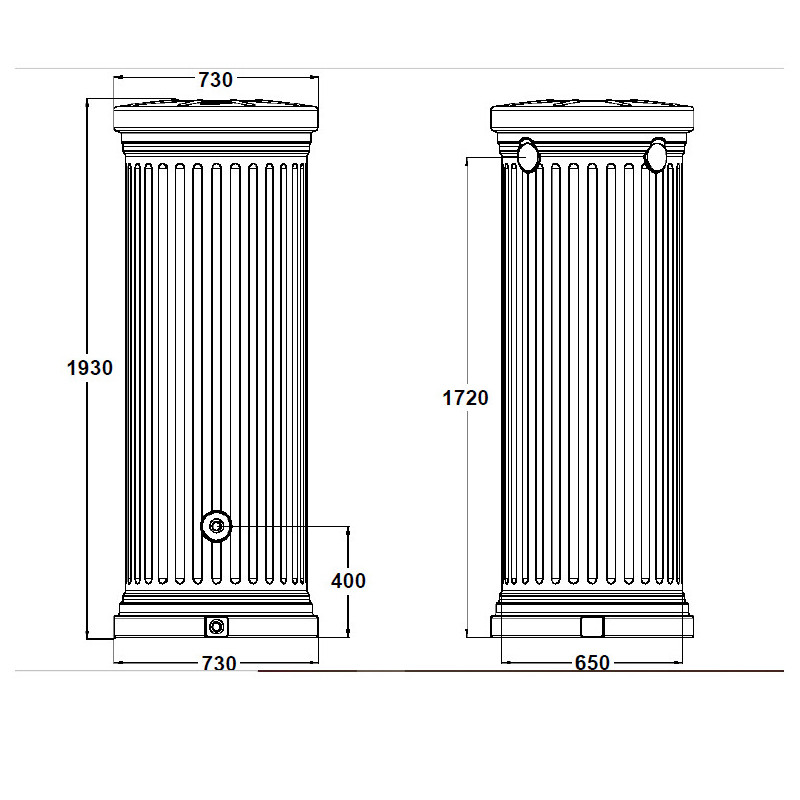 Garantia - Kit de tanque de recuperación de columna - Arena - 500L