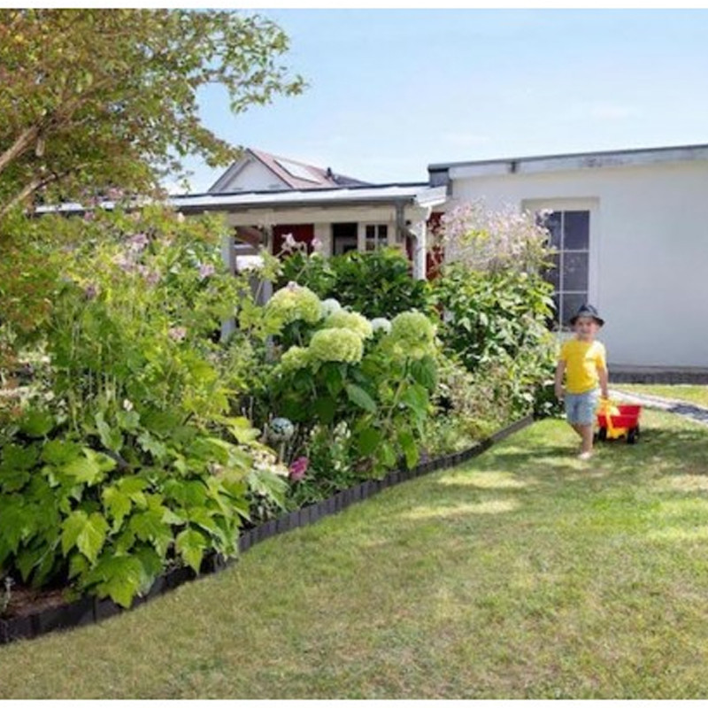 Garantia - Kit bordure de jardin Edgar - 75x13cm - 18m linéaire