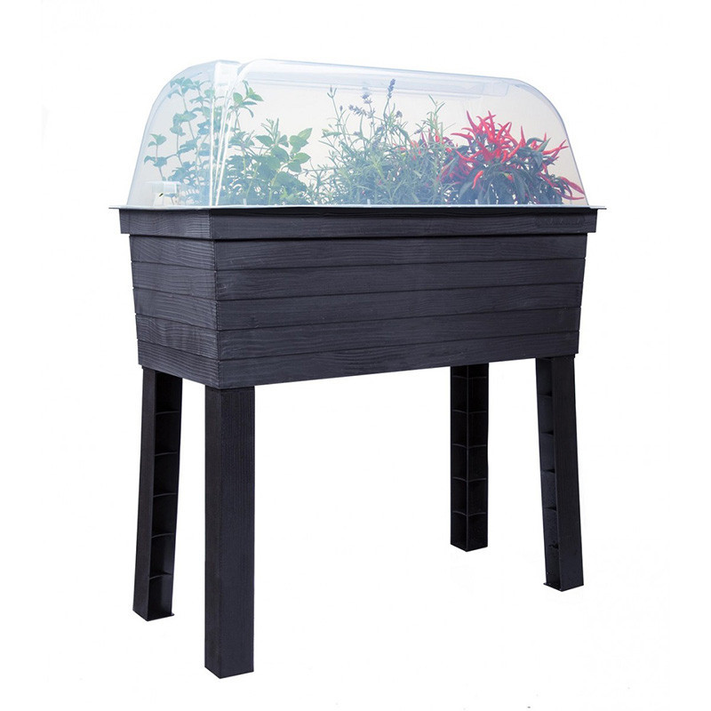 Garantia - Potager Carré potager sur pieds urban - 75x37x65 cm
