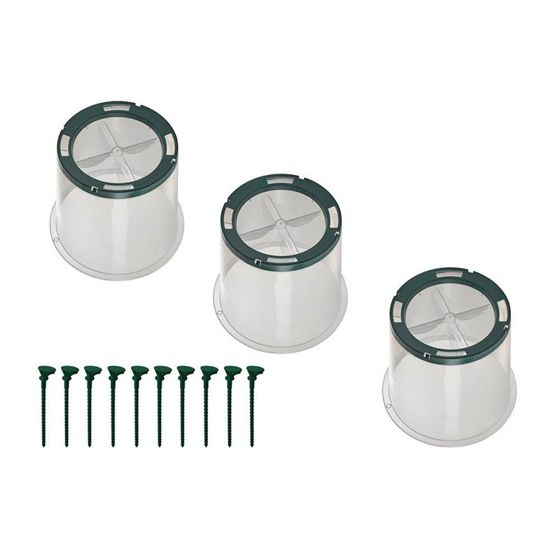 Garantia - Set of 3 Sunny vegetable garden bell greenhouses