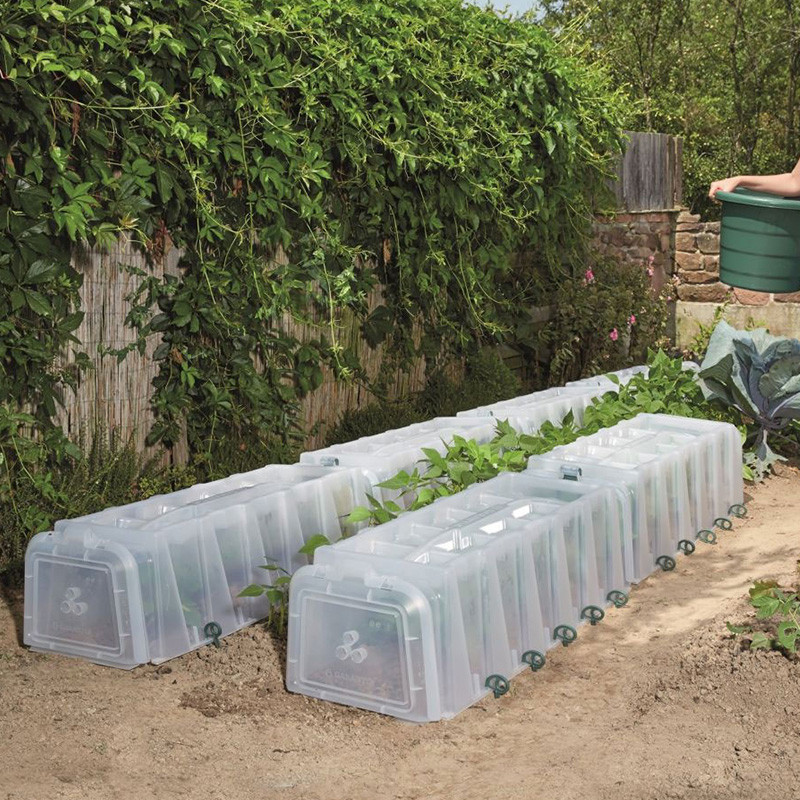 Garantia - Lot de 3 Tunnels/serres rigides pour potager Sunny