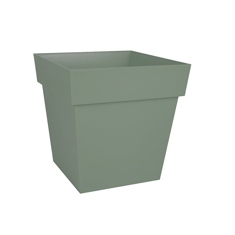 EDA - Quadratischer Topf Toskana - Lorbeergrün - 87L - 50cm