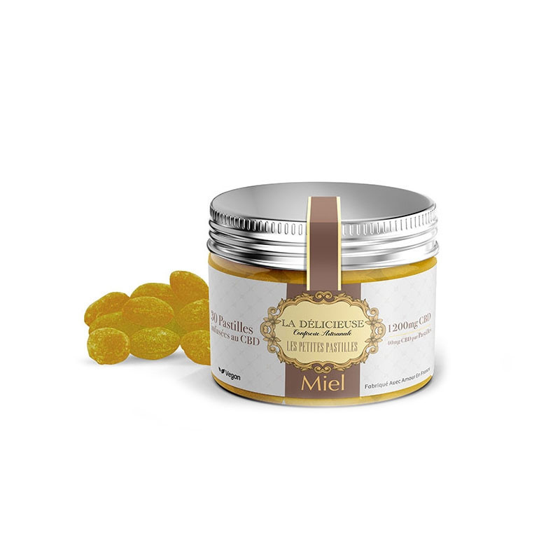 La Délicieuse - 30 honey flavored lozenges - CBD 1200mg