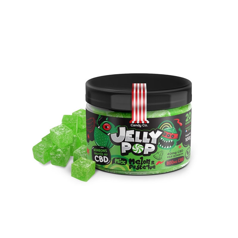 Candy Co - Melon & Watermelon Flavor Candy - CBD 800mg - 100g