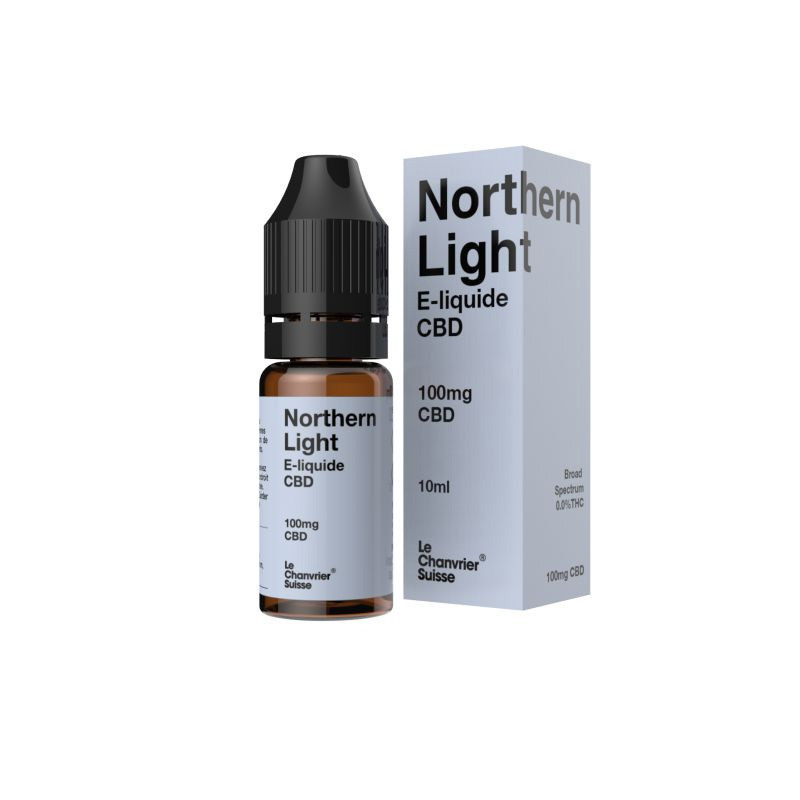 Le Chanvrier Suisse - E-liquide CBD 100mg - Northern Light 10ml