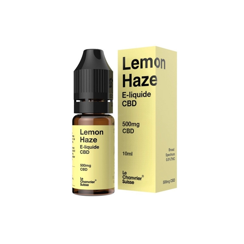 Le Chanvrier Suisse - E-liquid CBD 500mg - Lemon Haze 10ml