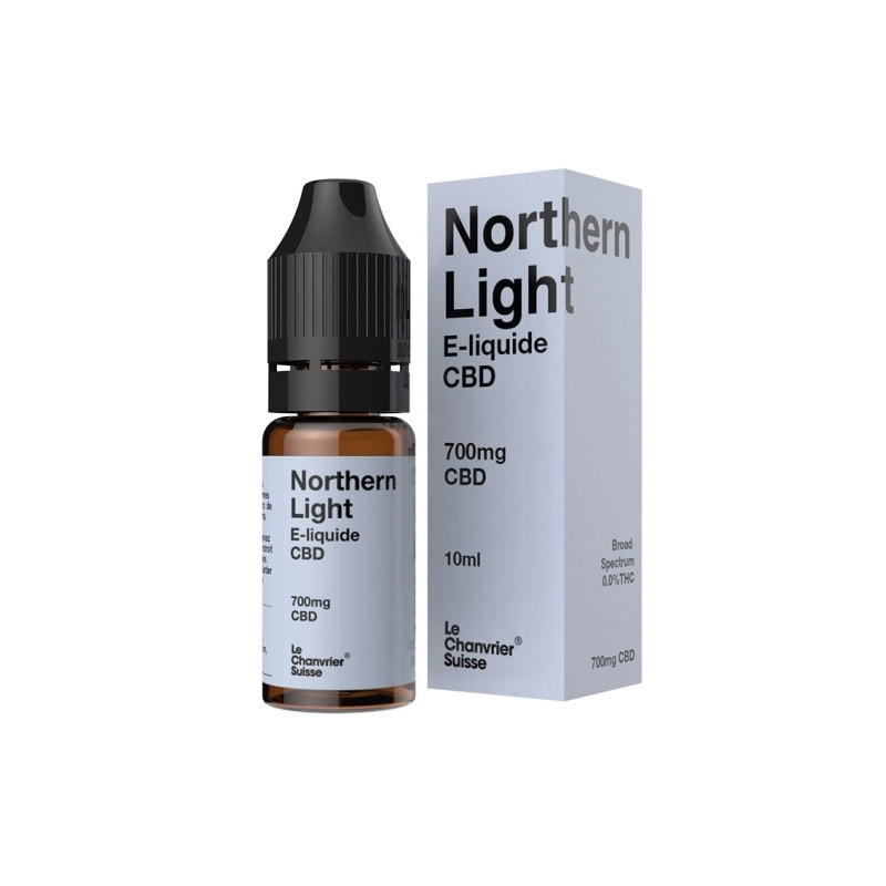 Le Chanvrier Suisse - E-liquide CBD 700mg - Northern Light 10ml