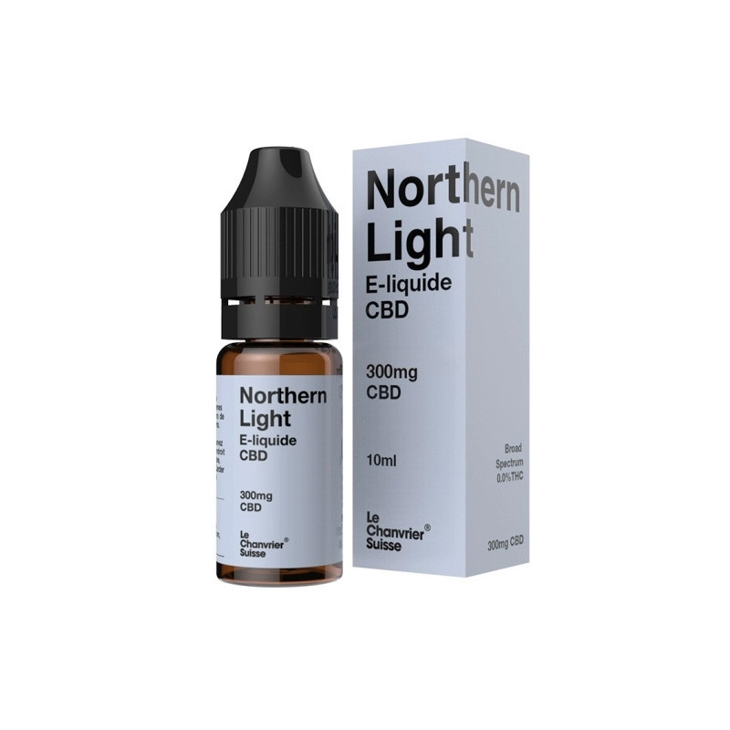 Le Chanvrier Suisse - E-liquide CBD 300mg - Northern Light 10ml