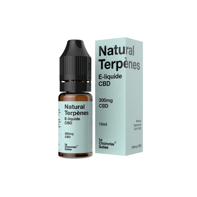 Le Chanvrier Suisse - E-liquid Natural CBD Terpenes 300mg - 10ml