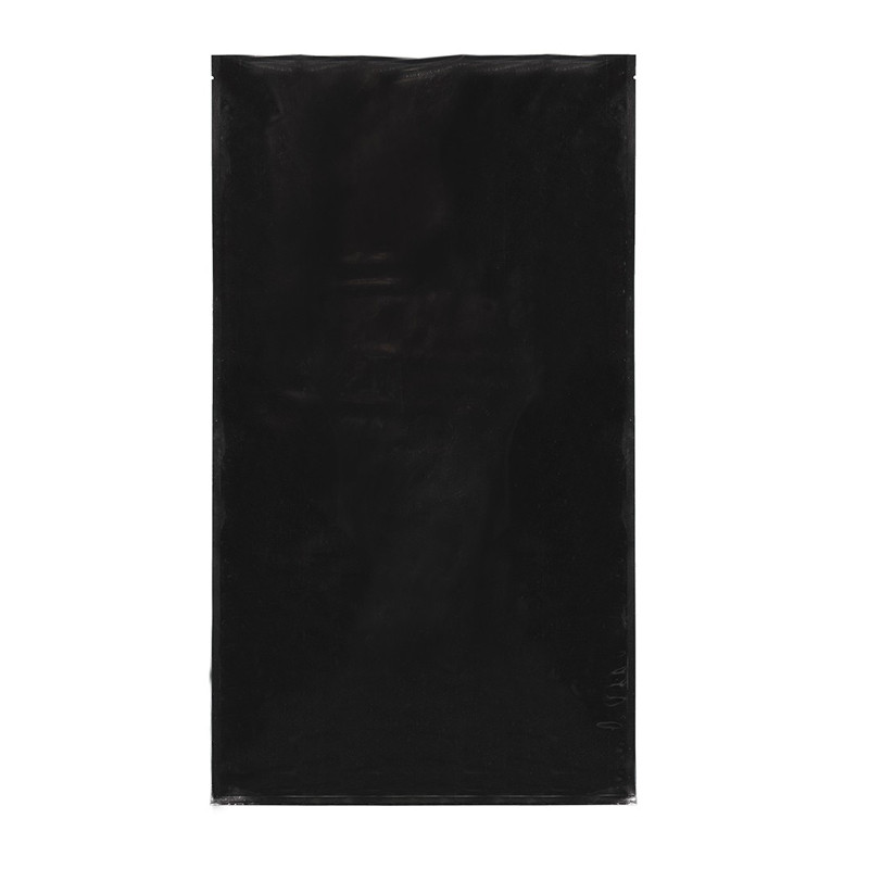 Qnubu - 50 zwarte afsluitbare aluminium zakken - 30x45cm