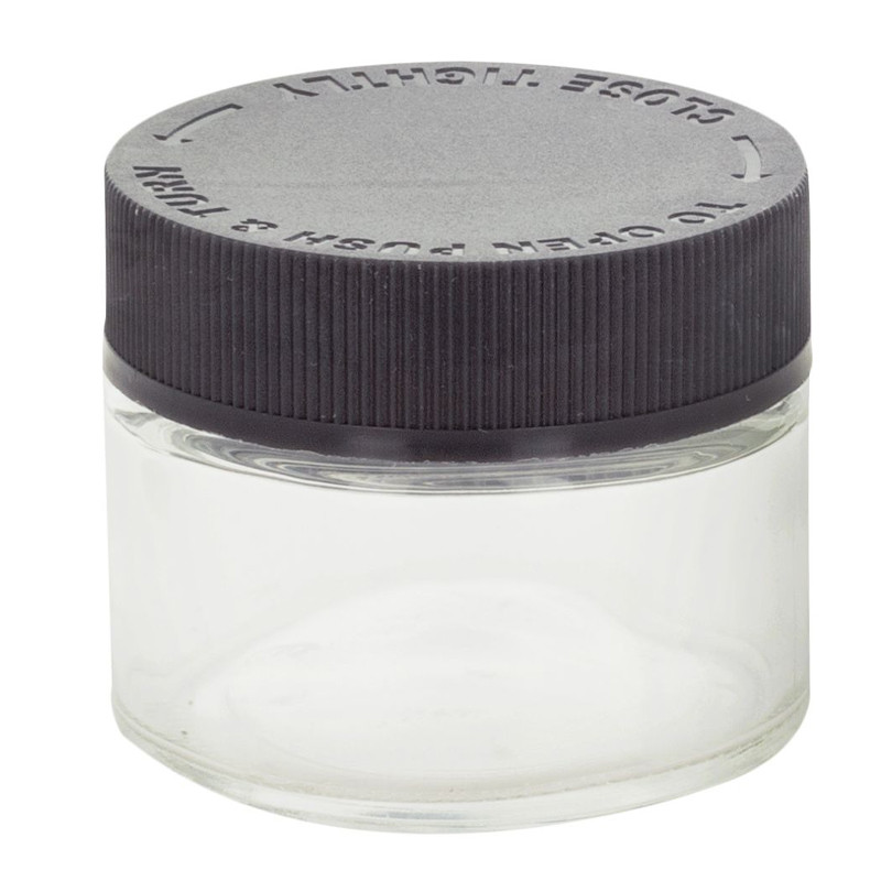 Qnubu - 60ml resealable glass jar