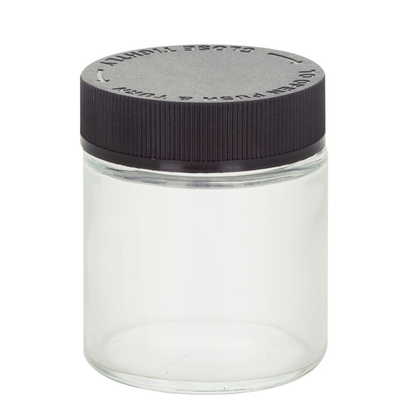Qnubu - 120ml resealable glass jar