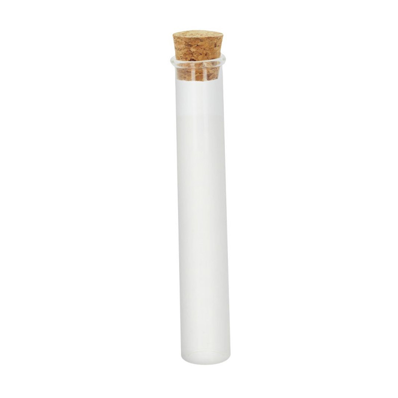 Qnubu - 120mm glass tube with cork