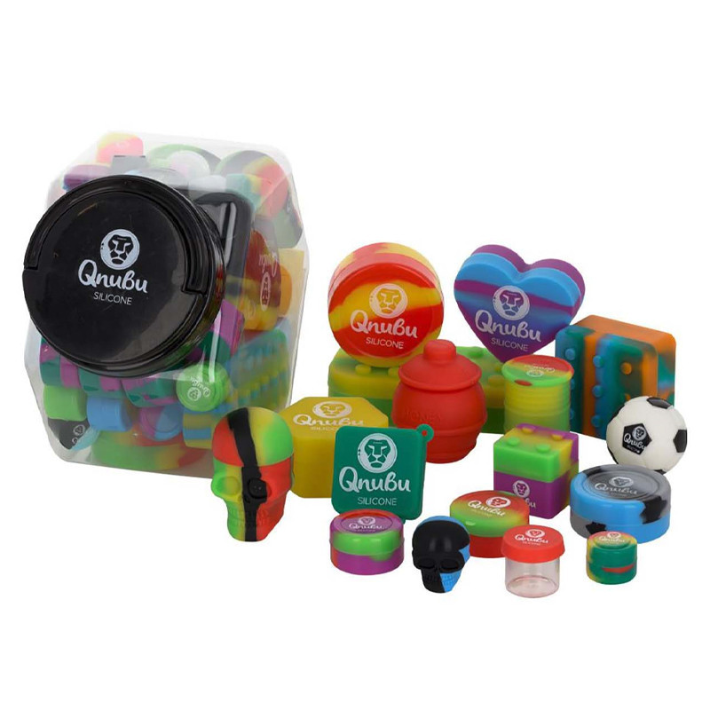Qnubu - Assortment of 58 silicone cans