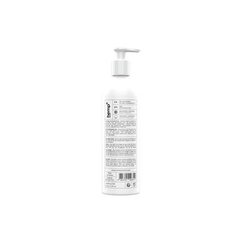 Hemp+ sport - Gel cryogène Sport