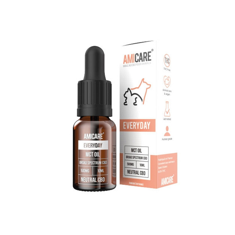 Amicare - Huile CBD pour animaux - Everyday - 10ml