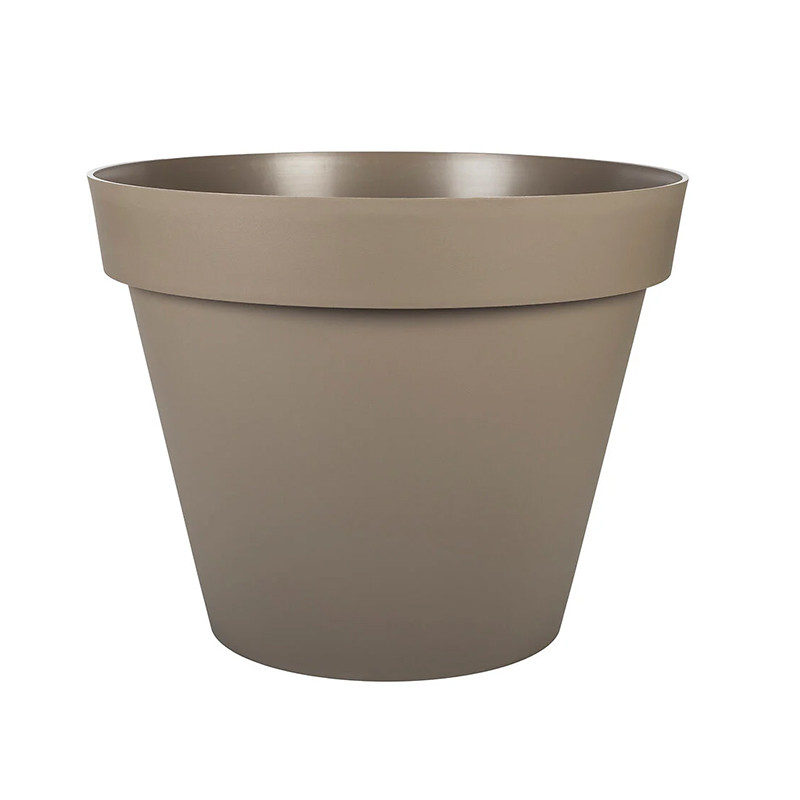 EDA - Pot rond Toscane - Taupe - 76L - 60x47cm