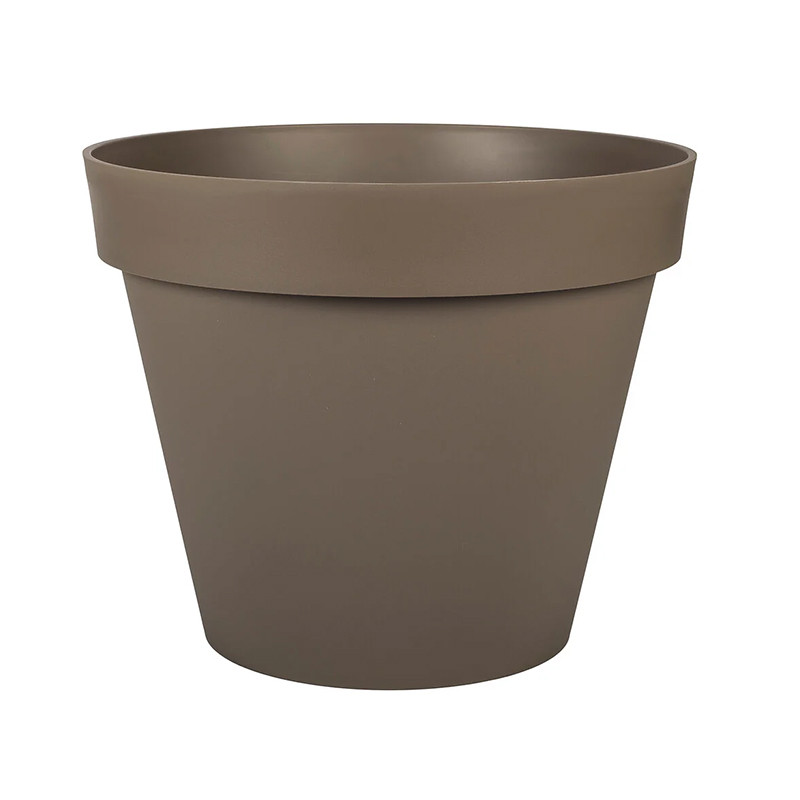 EDA - Round Toscane pot - Taupe - 43L - 48x40cm