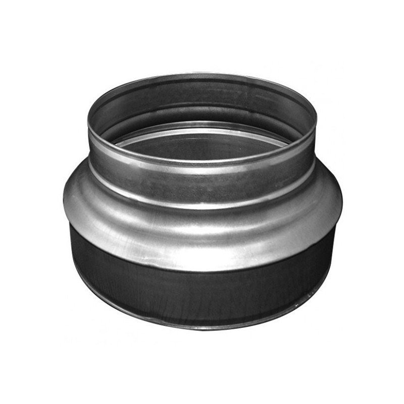 Reduzierstück aus Stahl für Lüftungsschacht - 250 zu 150mm