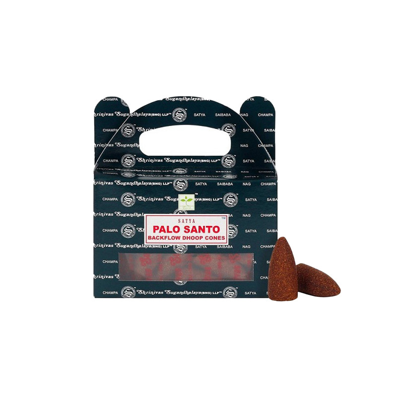 INCENSE CONES BACKFLOW SATYA PALO SANTO
