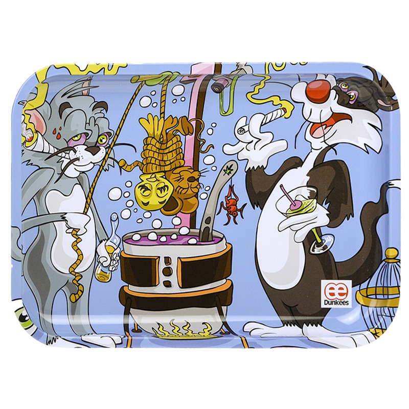 Decorated metal tray - Got Em - Dunkees - 30x20x2cm