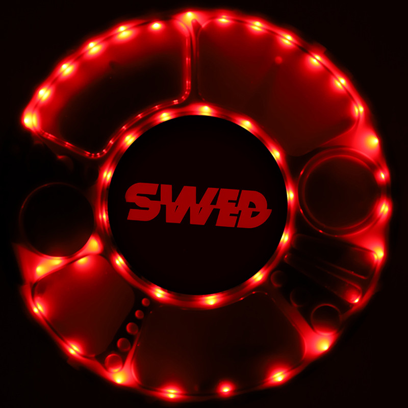 Verlichte roterende lade Wit Zweeds
