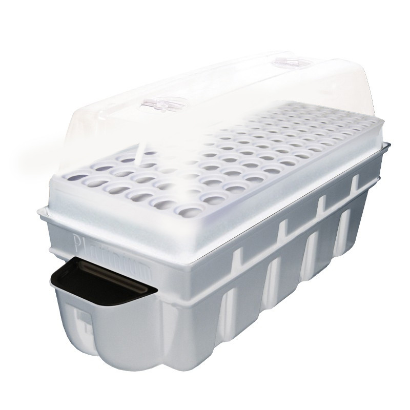 Platinium - SuperCloner 84 plants with Dome - White - Aeroponic propagation