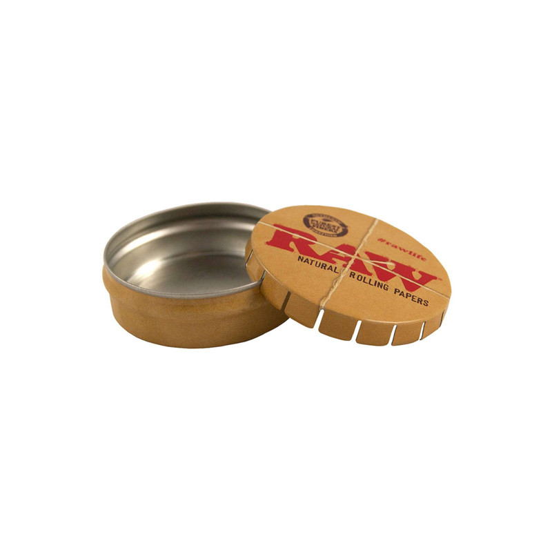 Raw - Runde Metalldose HEADCASE
