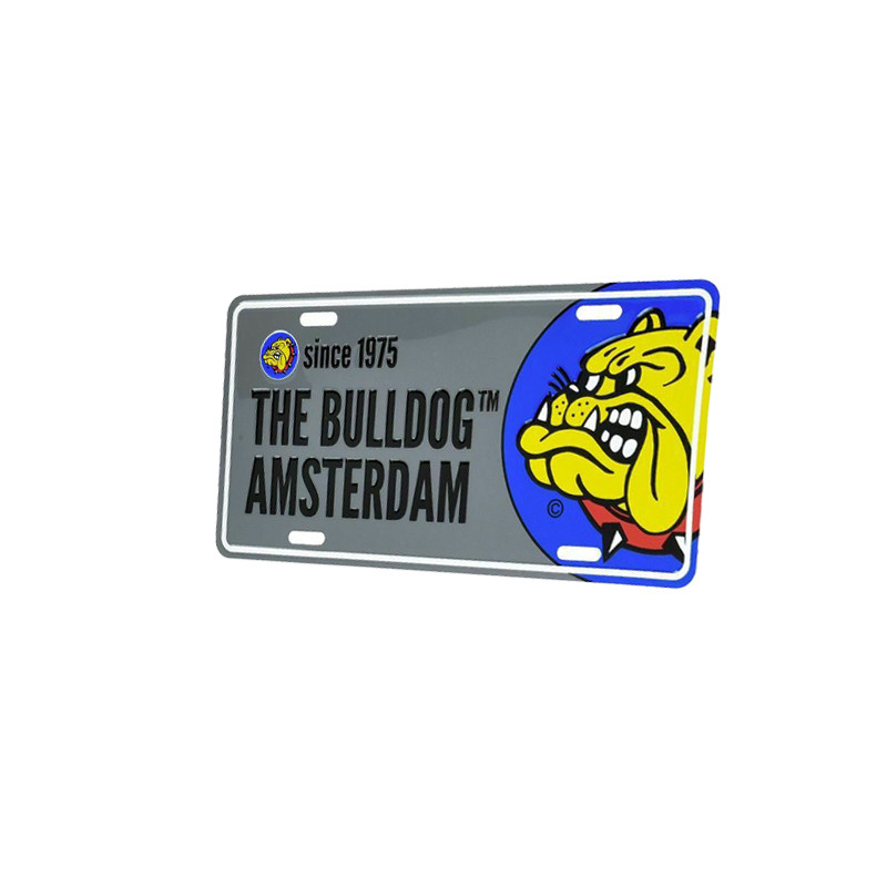  The Bulldog - Decorative plaque - Grey - 15x30cm