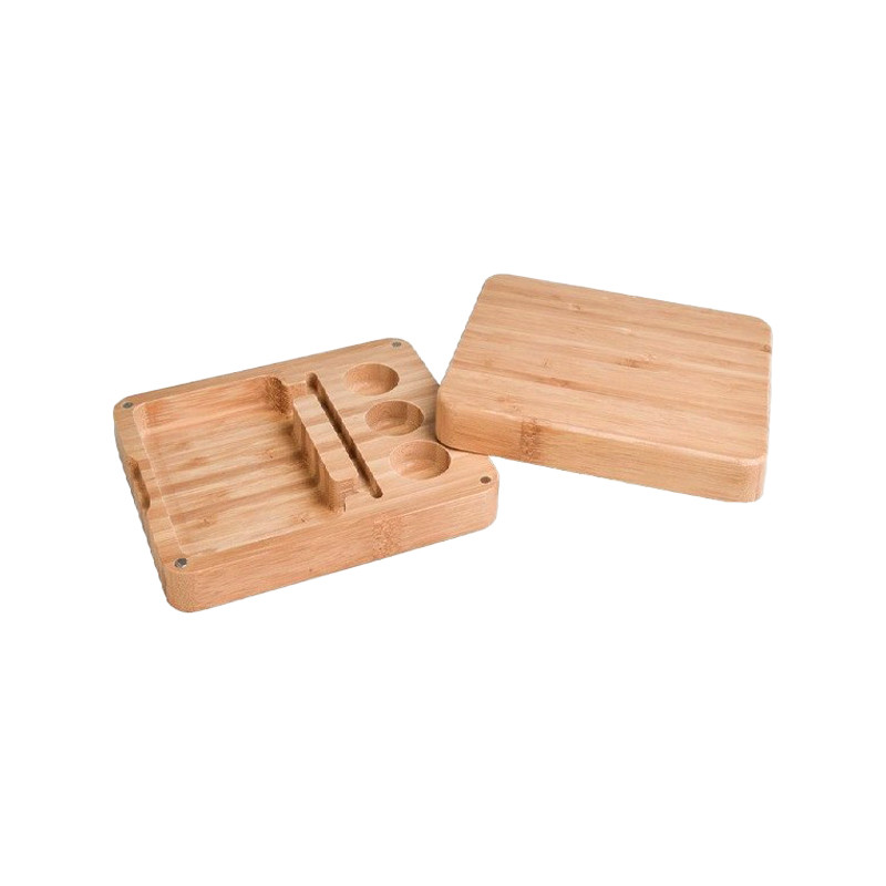 Bamboe dienblad + BHO accessoires - 18x15,5x4cm