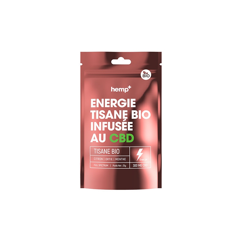 Hemp+ - Tisane Bio Energie CBD - Améliore la vigueur