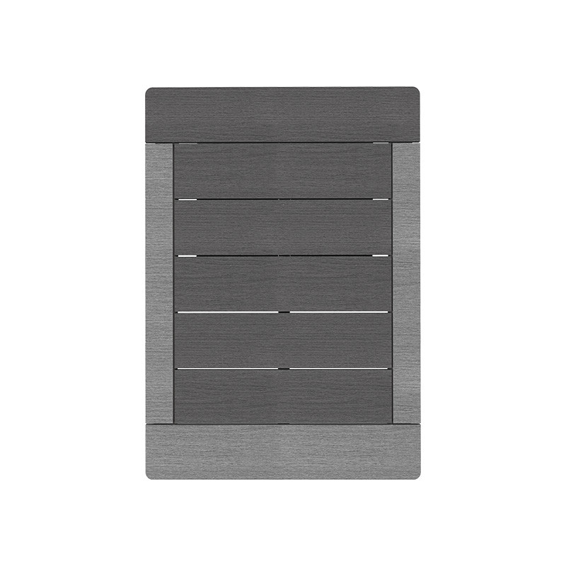 Formidra - Caillebotis pour douche d'extérieur - Dark grey
