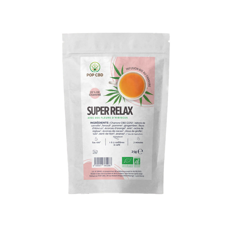 CBD Pop - Essências Herbais - Super Relax Organic - 25g
