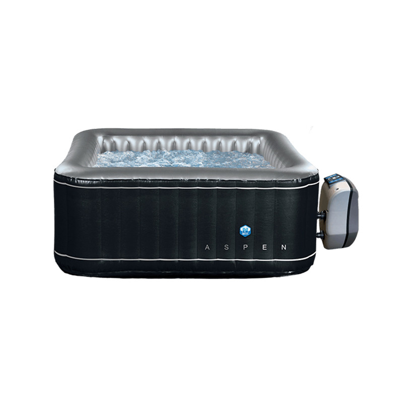 INFLATABLE SPA ASPEN - BLACK COLOR - 4 PLACES