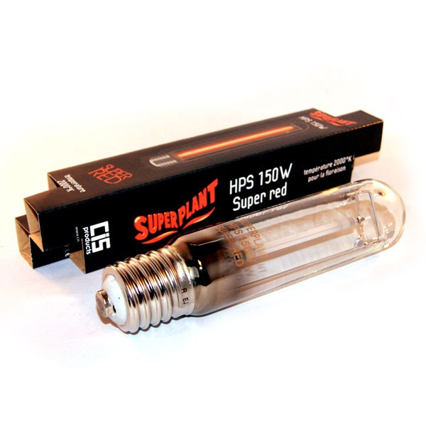 Superplant - Ampoule HPS Super Red 150W - 2000°K - Lampe de floraison