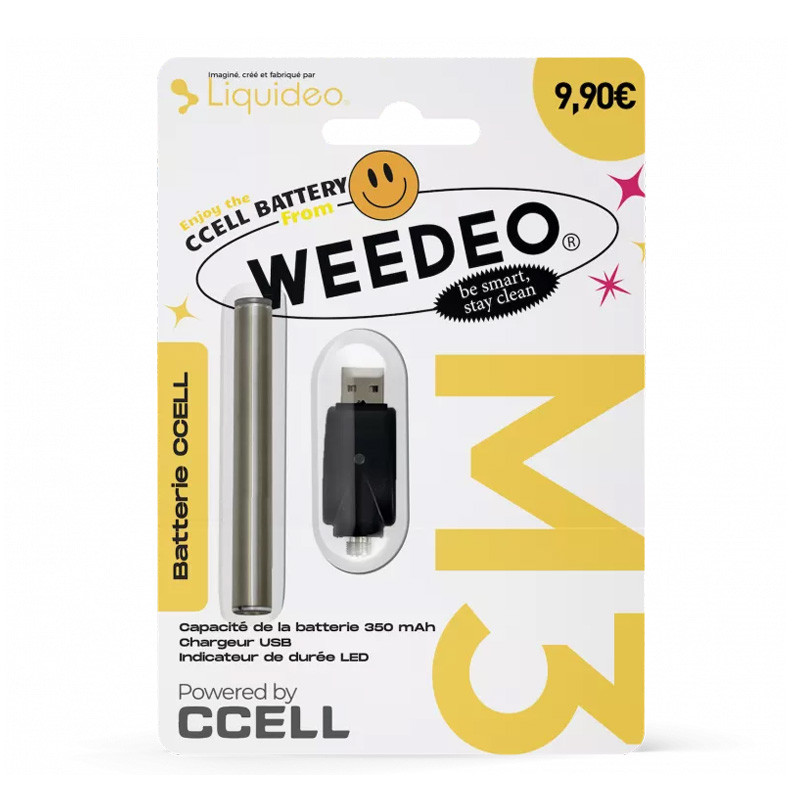 Weedeo - Bateria CCELL + Caneta Vape Recarregável