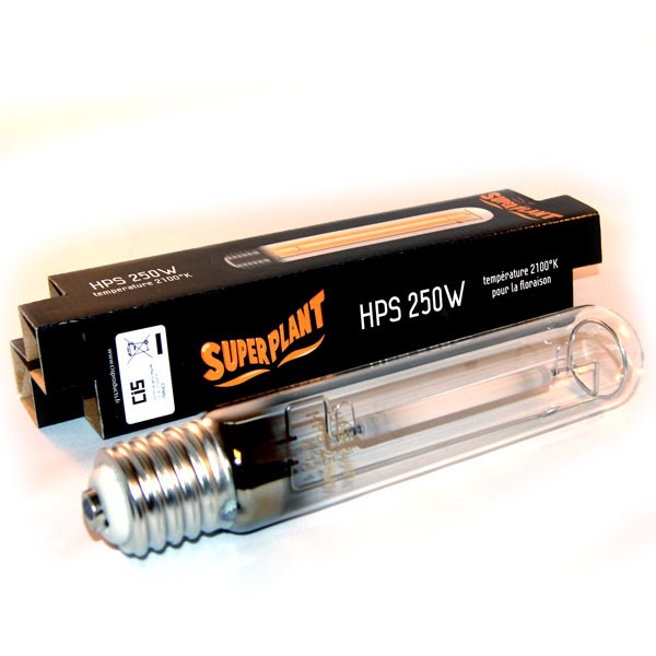 Superplant - Ampoule HPS 250W - 2100°K - E40 - lampe sodium