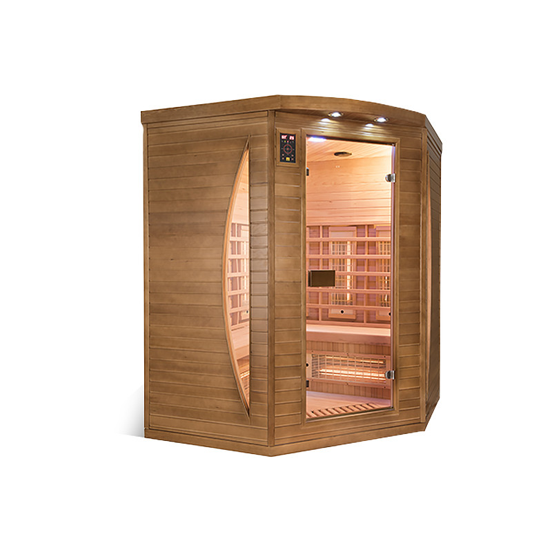 France Sauna - Sauna infrarouge Spectra angulaire - 3 places