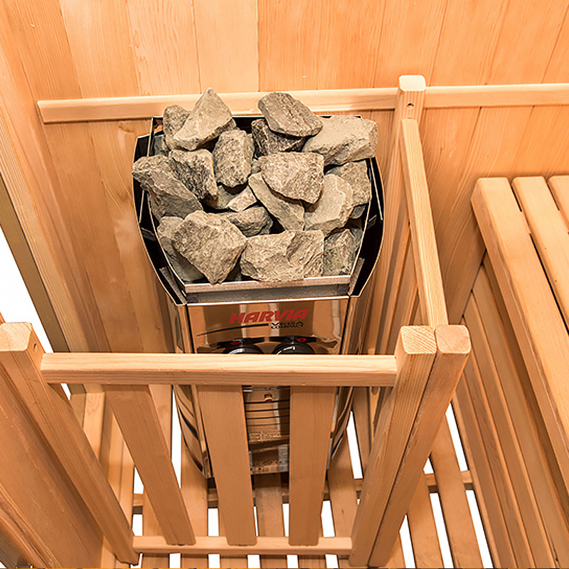 ZEN ANGULAR STEAM SAUNA - 3 PLACES COMPLETE PACK
