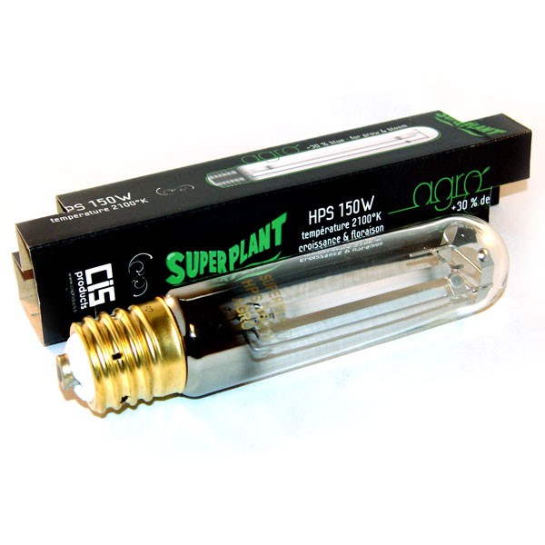 Superplant - Ampoule HPS Agro 150W - 2000°K - Lampe de croissance et floraison