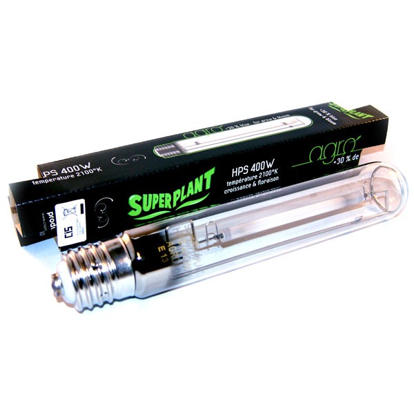 Superplant - Ampoule HPS Agro 400W - 2100°K - Lampe de croissance et floraison