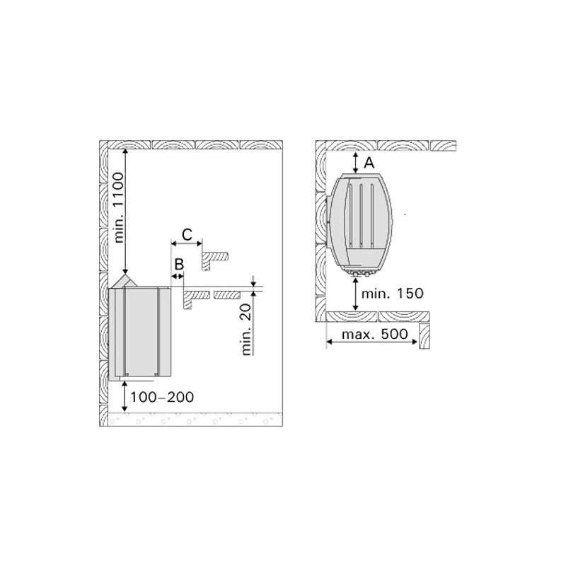 HARVIA VEGA STOVE 3.5KW
