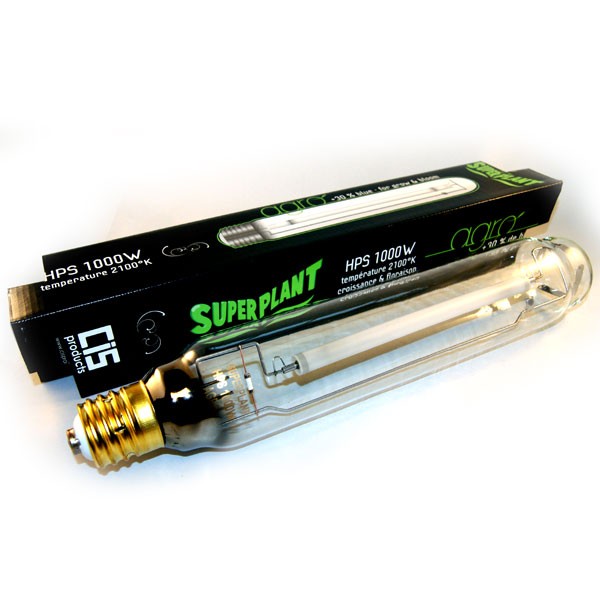Superplant - Ampoule HPS Agro 1000W - 2100°K - Lampe de Croissance et Floraison
