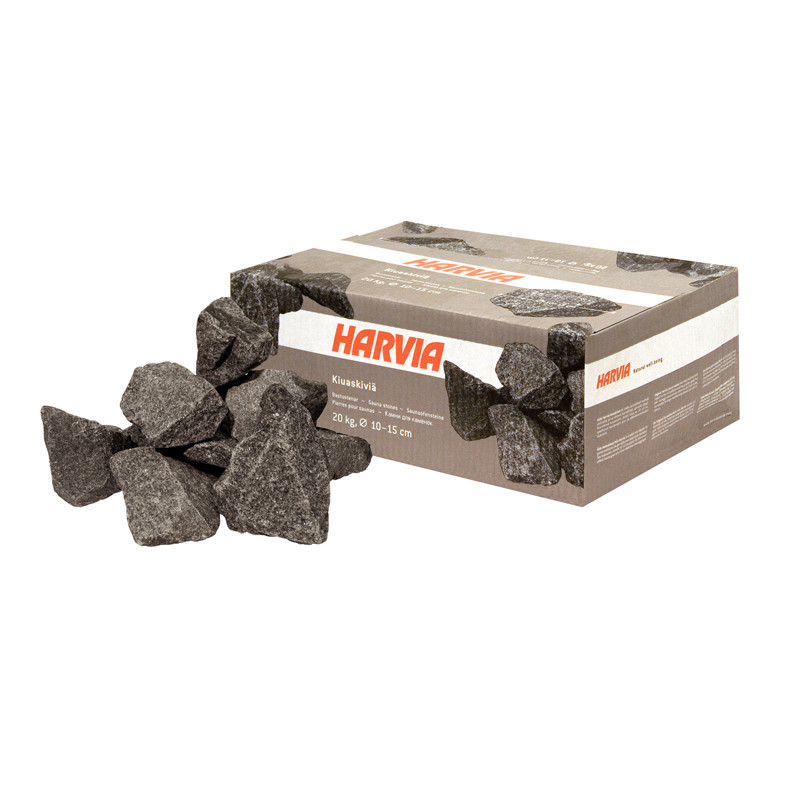 Holl's - Pierres pour poêle électrique Harvia - 20kg - Ø 10-15 cm