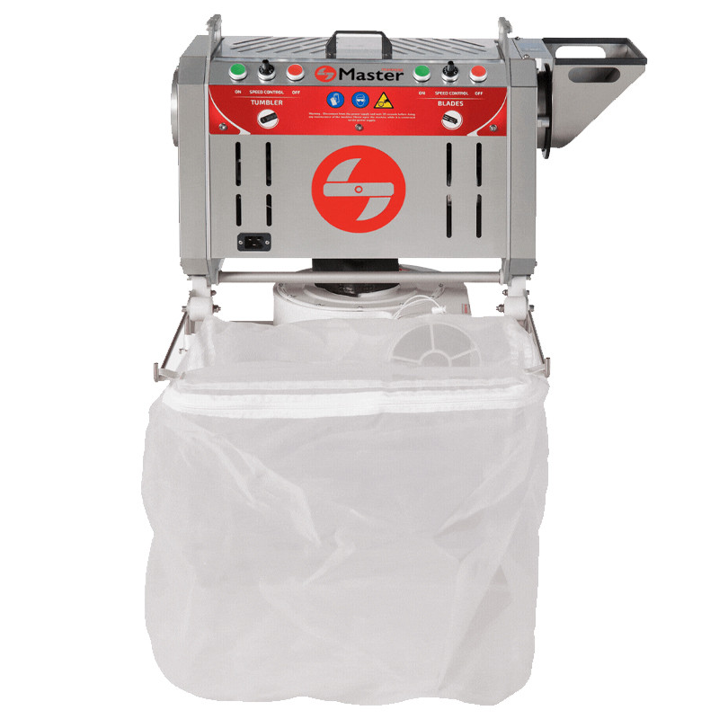 Master Products - Effeuilleuse aspirante MT Tumbler 200 Pro - spécial houblon