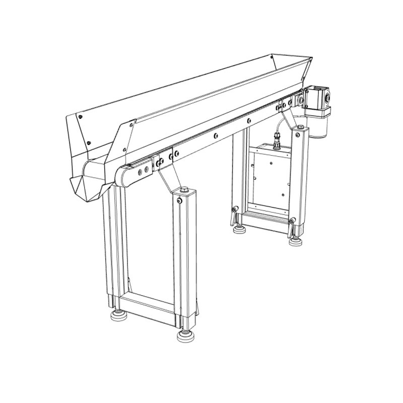 Master Products - Inlet conveyor for MT Tumbler