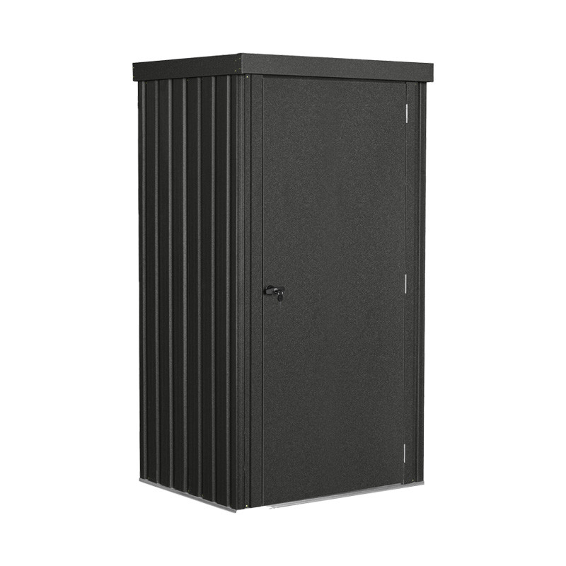 DCB - Abri de jardin porte simple - Azione - 98x81cm - Gris anthracite