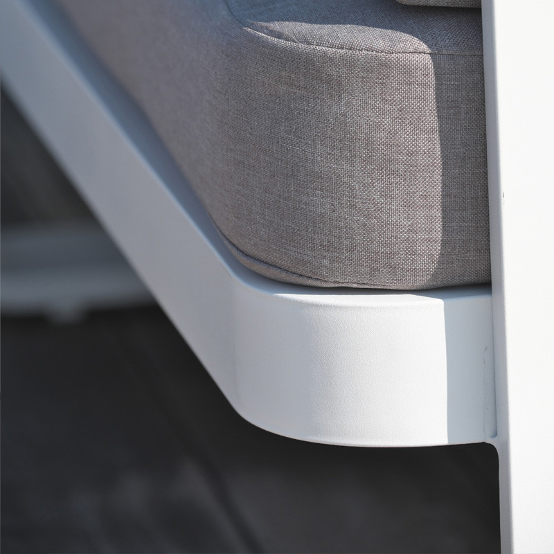 DCB - 6 places - Salon bas de jardin - Barcelona - Aluminium - Gris anthracite