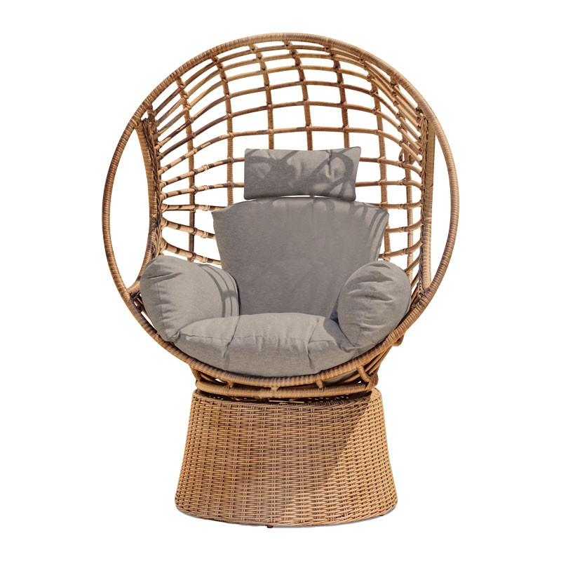 BORABORA GARDEN SWING IN BRAIDED RESIN - BROWN