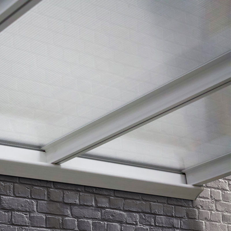 DCB - Pergola Cielo - 4x3m - Policarbonato e alluminio - Bianco
